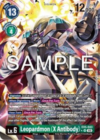 Leopardmon (X Antibody) (Alternate Art) (EX5-043 SR) [Animal Colosseum]