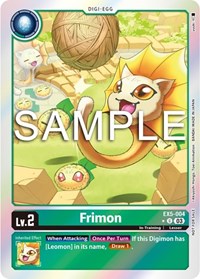 Frimon (Animal Colosseum Box Promotion Pack) (EX5-004 U) [Animal Colosseum]