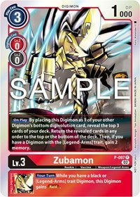 Zubamon - P-097 (Limited Card Pack Ver.2) (P-097 P) [Digimon Promotion Cards]