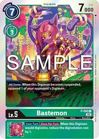 Bastemon - P-093 (3rd Anniversary Update Pack) (P-093 P) [Digimon Promotion Cards]