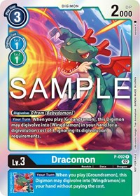 Dracomon - P-092 (3rd Anniversary Update Pack) (P-092 P) [Digimon Promotion Cards]