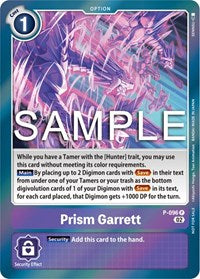 Prism Garrett - P-096 (3rd Anniversary Update Pack) (P-096 P) [Digimon Promotion Cards]