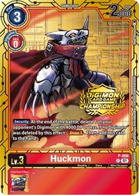 Huckmon - P-066 (Championship 2023 Gold Card Set) (P-066 P) [Digimon Promotion Cards]
