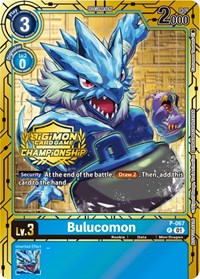 Bulucomon - P-067 (Championship 2023 Gold Card Set) (P-067 P) [Digimon Promotion Cards]