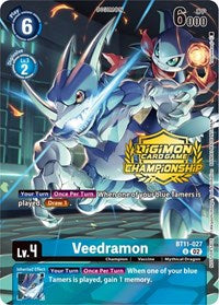 Veedramon (Championship 2023 Tamers Pack) (BT11-027 U) [Dimensional Phase]