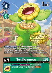 Sunflowmon (Championship 2023 Tamers Pack) (BT10-048 C) [Xros Encounter]