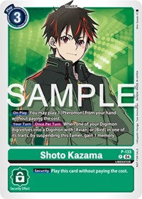 Shoto Kazama (Digimon Liberator Promotion Pack) (P-133 P) [Digimon Promotion Cards]