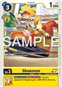Shoemon (Digimon Liberator Promotion Pack) (P-134 P) [Digimon Promotion Cards]