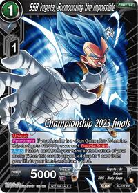 SSB Vegeta, Surmounting the Impossible (2023 Championship Finals Celebration Pack) (P-427) [Tournament Promotion Cards]
