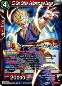 SS Son Gohan, Defeating the Demon (2023 Championship Finals Celebration Pack) (P-479) [Tournament Promotion Cards]