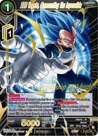 SSB Vegeta, Surmounting the Impossible (2023 Championship Finals Celebration Pack Deluxe Set) (P-427) [Tournament Promotion Cards]