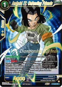 Android 17, Defending Friends (2023 Championship Finals Celebration Pack Deluxe Set) (P-442) [Tournament Promotion Cards]