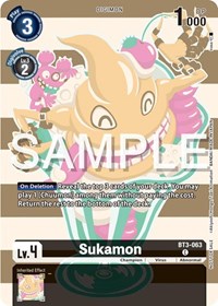 Sukamon (Digimon Illustration Competition Pack 2023) (BT3-063 C) [Release Special Booster 1.0]