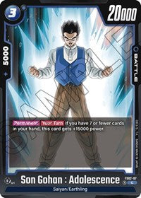 Son Gohan : Adolescence (FS02-07) [Starter Deck 2: Vegeta]