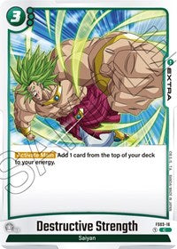 Destructive Strength (FS03-16) [Starter Deck 3: Broly]