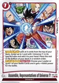 Assemble, Representatives of Universe 7! (FB01-030) [Awakened Pulse]