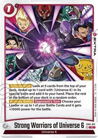 Strong Warriors of Universe 6 (FB01-031) [Awakened Pulse]