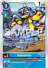 Gabumon (BT15-020 SR) [Exceed Apocalypse]