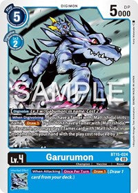Garurumon (BT15-024 C) [Exceed Apocalypse]