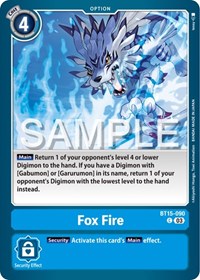 Fox Fire (BT15-090 C) [Exceed Apocalypse]