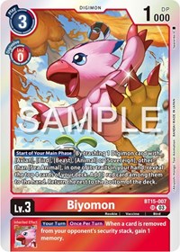 Biyomon (BT15-007 SR) [Exceed Apocalypse]