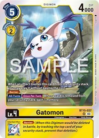 Gatomon (BT15-037 SR) [Exceed Apocalypse]