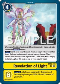 Revelation of Light (BT15-092 U) [Exceed Apocalypse]