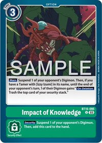 Impact of Knowledge (BT15-095 U) [Exceed Apocalypse]