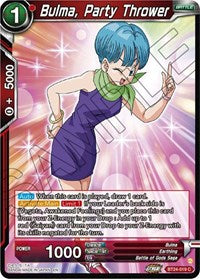 Bulma, Party Thrower (BT24-019) [Beyond Generations]