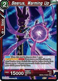 Beerus, Warming Up (BT24-021) [Beyond Generations]