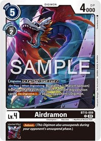 Airdramon (BT15-059 C) [Exceed Apocalypse]