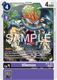 Vilemon (BT15-072 C) [Exceed Apocalypse]