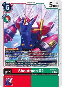 Shoutmon X2 (BT15-012 U) [Exceed Apocalypse]