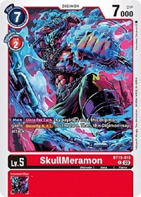 SkullMeramon (BT15-015 C) [Exceed Apocalypse]