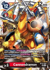 Cannondramon (BT15-018 U) [Exceed Apocalypse]