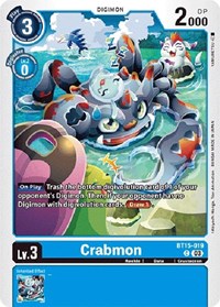 Crabmon (BT15-019 C) [Exceed Apocalypse]