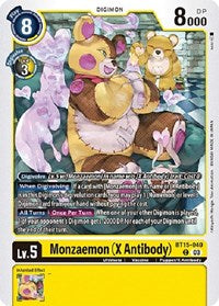 Monzaemon (X Antibody) (BT15-040 C) [Exceed Apocalypse]