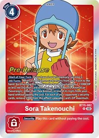 Sora Takenouchi (BT15-082 R) [Exceed Apocalypse Pre-Release Cards]