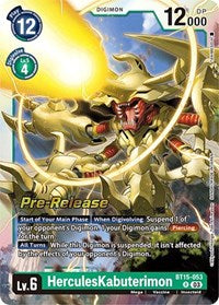 HerculesKabuterimon (BT15-053 R) [Exceed Apocalypse Pre-Release Cards]