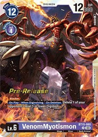 VenomMyotismon (BT15-080 R) [Exceed Apocalypse Pre-Release Cards]