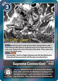 Supreme Connection! (BT15-096 R) [Exceed Apocalypse Pre-Release Cards]