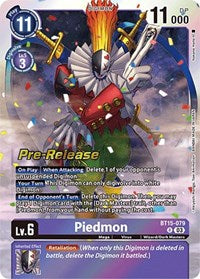 Piedmon (BT15-079 R) [Exceed Apocalypse Pre-Release Cards]
