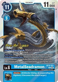 MetalSeadramon (BT15-031 R) [Exceed Apocalypse Pre-Release Cards]