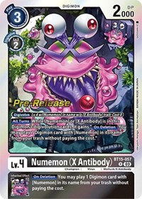 Numemon (X Antibody) (BT15-057 R) [Exceed Apocalypse Pre-Release Cards]