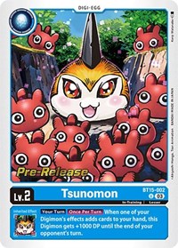 Tsunomon (BT15-002 U) [Exceed Apocalypse Pre-Release Cards]