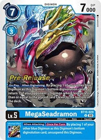 MegaSeadramon (BT15-029 U) [Exceed Apocalypse Pre-Release Cards]