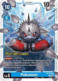 Pukumon (BT15-030 U) [Exceed Apocalypse Pre-Release Cards]