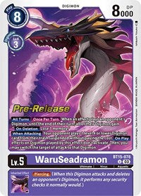 WaruSeadramon (BT15-078 U) [Exceed Apocalypse Pre-Release Cards]