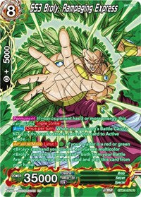 SS3 Broly, Rampaging Express (Collector Booster Silver) (BT24-074) [Beyond Generations]