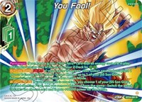 You Fool! (Collector Booster Silver) (BT24-061) [Beyond Generations]